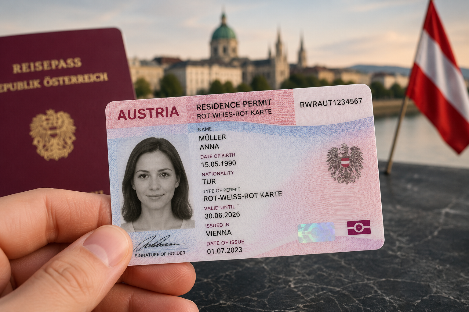 Rot-Weiss-Rot Kart Nedir? Avusturya’da yaşamak ve yasal olarak çalışmak isteyen nitelikli kişiler için sunulan resmi çalışma ve oturum izni sistemine Rot-Weiss-Rot Kart adı verilmektedir.
