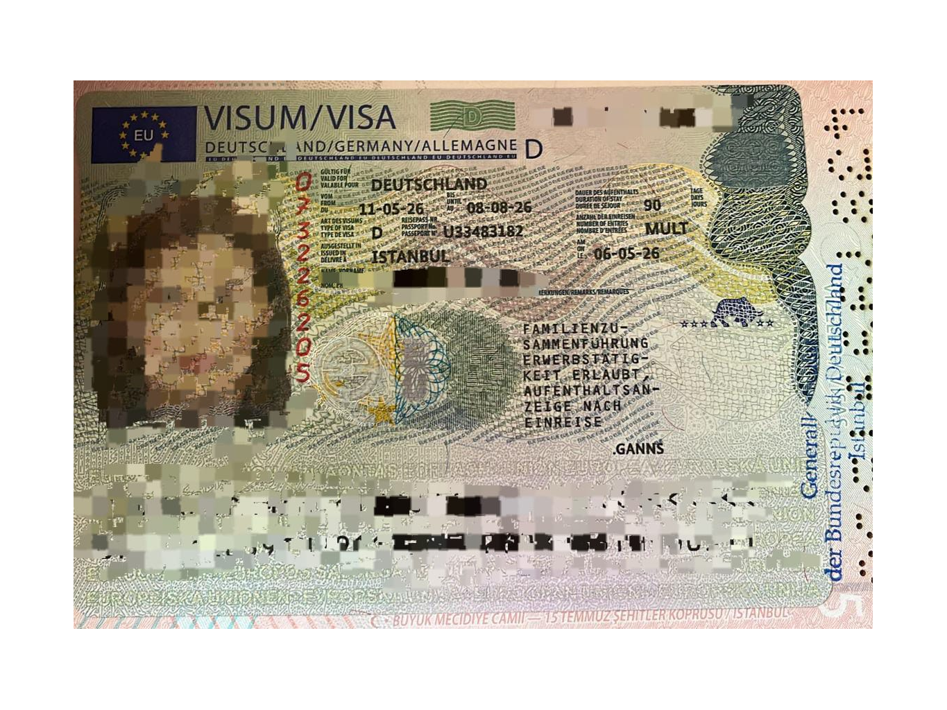 Almanya Çalışma Vizesi